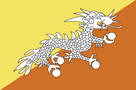 Flag of Bhutan