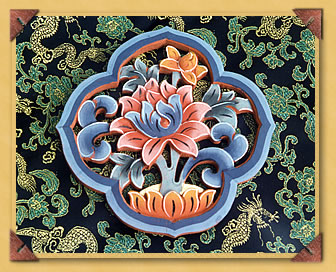 Lotus Flower carving